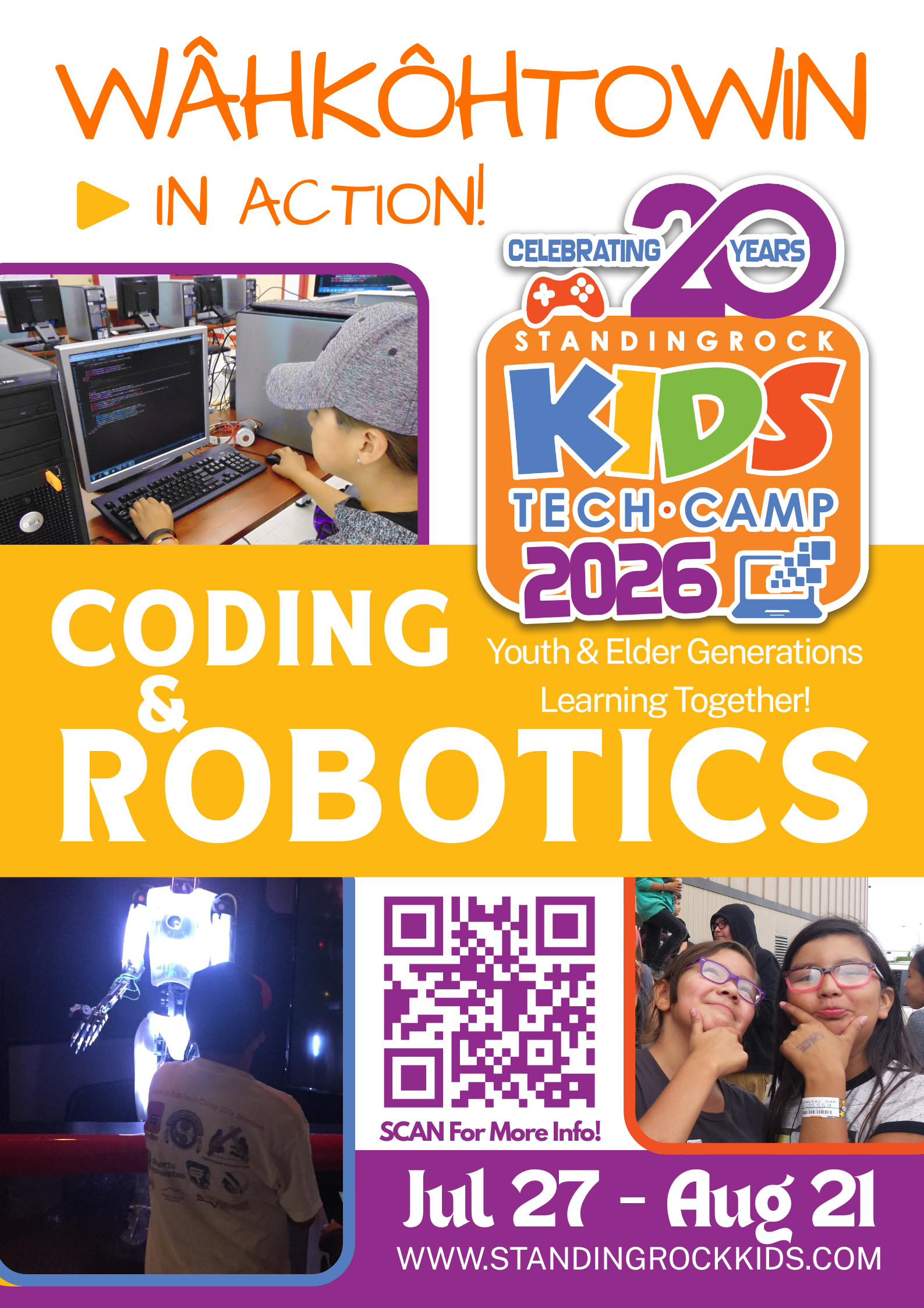 Poster - Wâhkôhtowin in Action! Robotics w QR